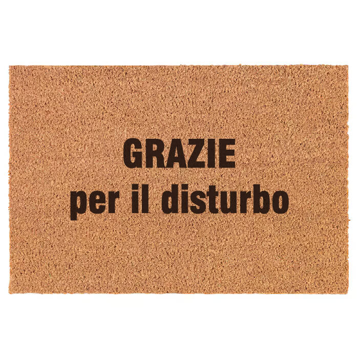 GRAZIE per il disturbo