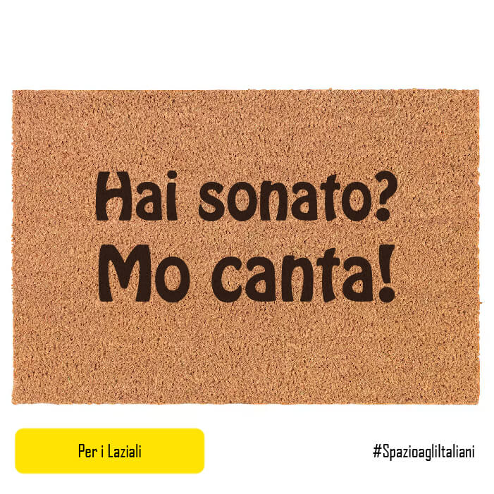 Hai sonato? Mo canta