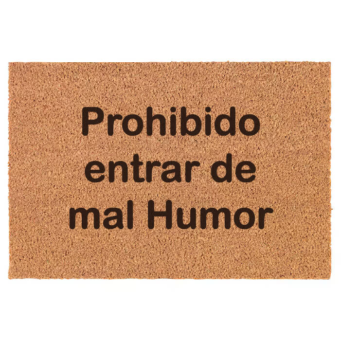 Prohibido entrar de mal Humor