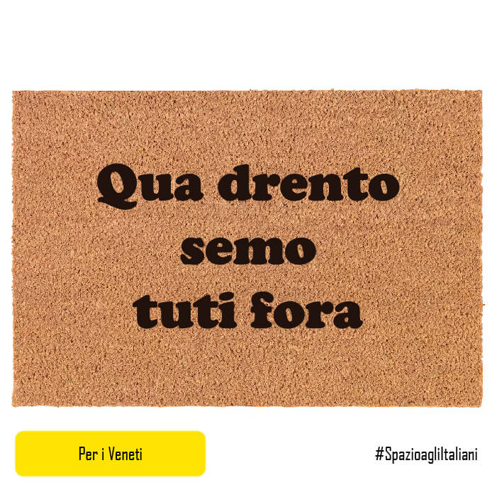 Qua drento semo tuti fora