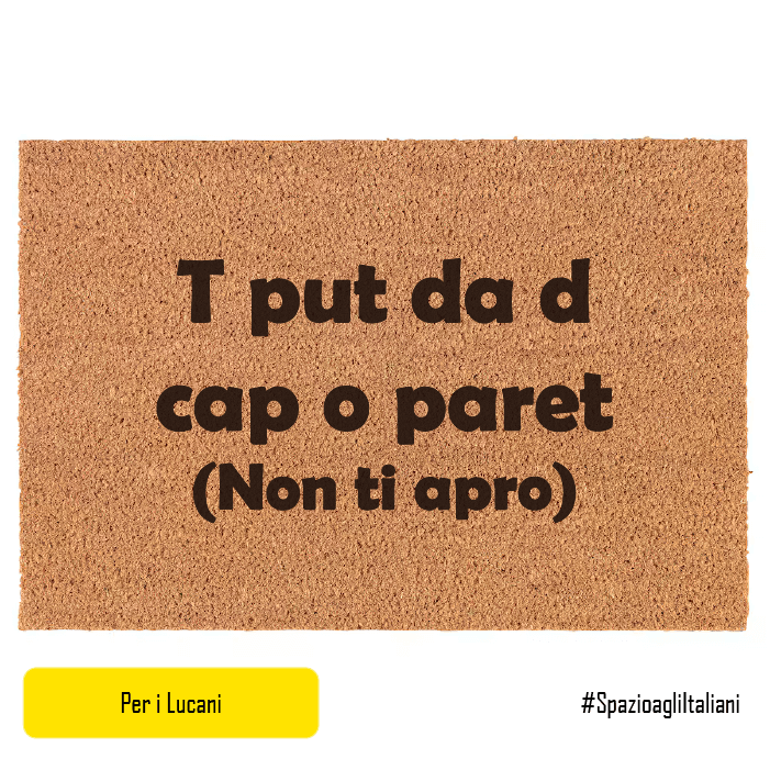 T put da d cap o paret
