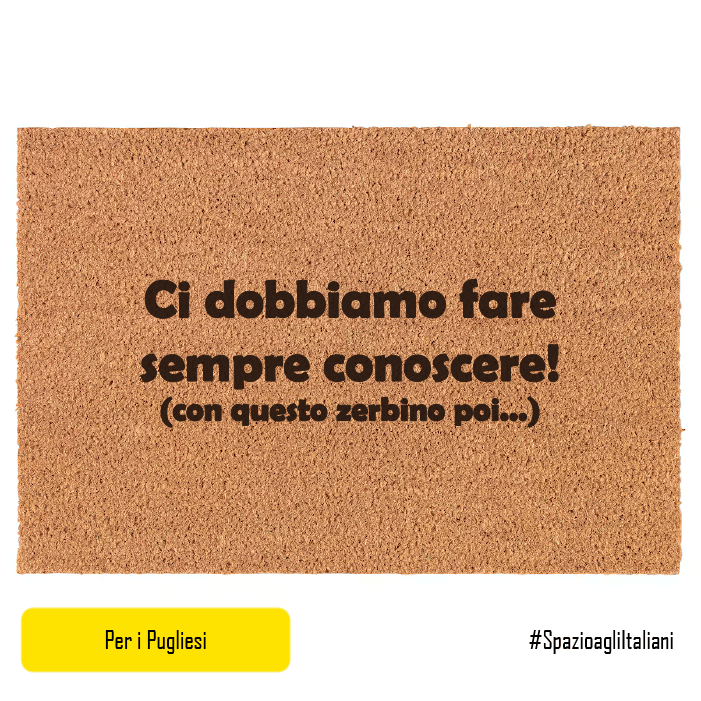 Ci dobbiamo fare sempre conoscere!