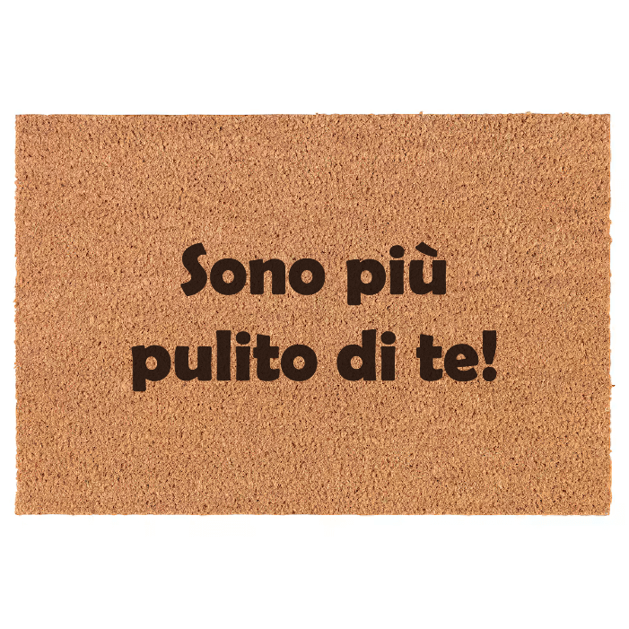 Sono più pulito di te!
