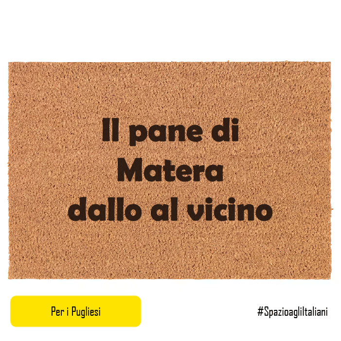 Il pane di Matera dallo al vicino