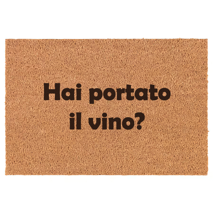 Hai portato il vino?
