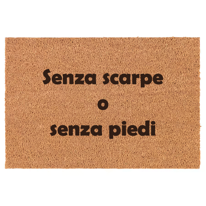 Senza scarpe o senza piedi